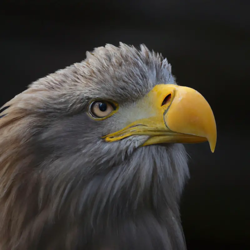 Seeadler-Weibchen-Eier.