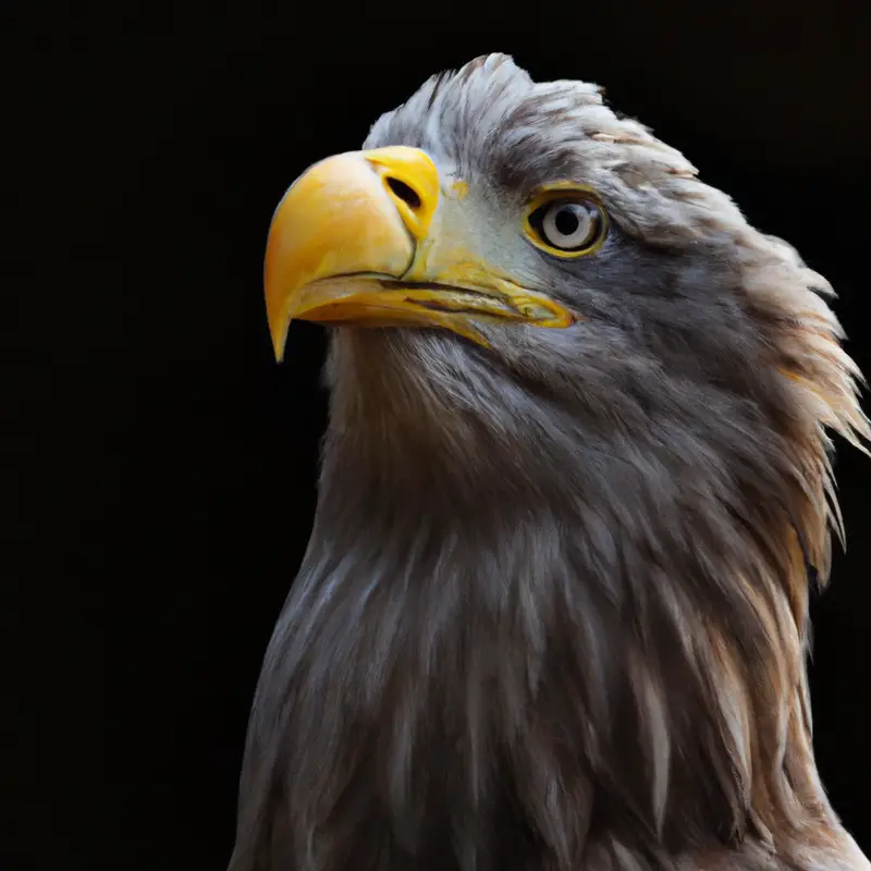 Seeadler am Wasser.