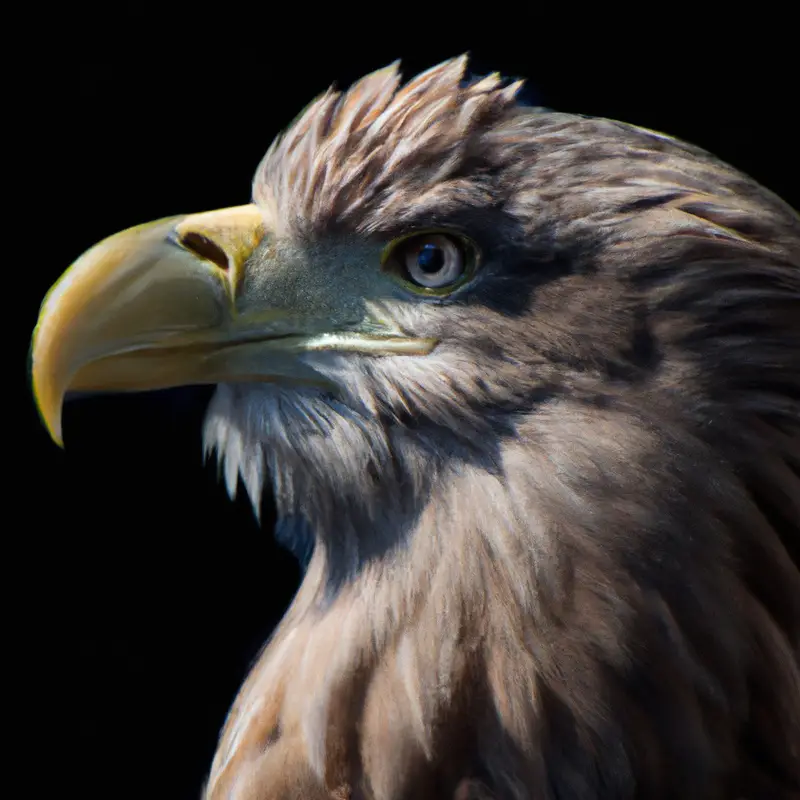 Seeadler auf Baum.