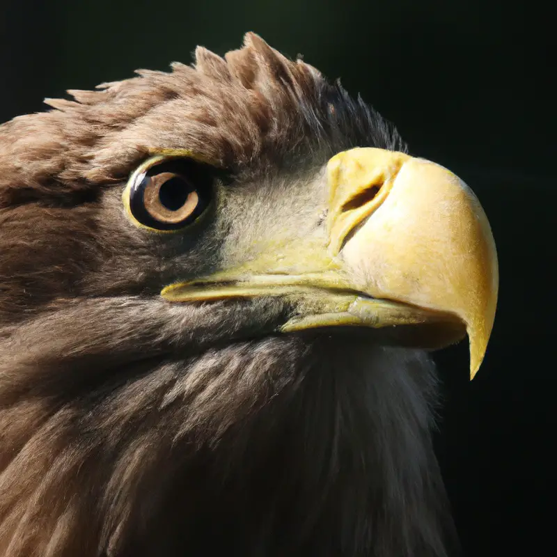 Seeadler beim Nisten.