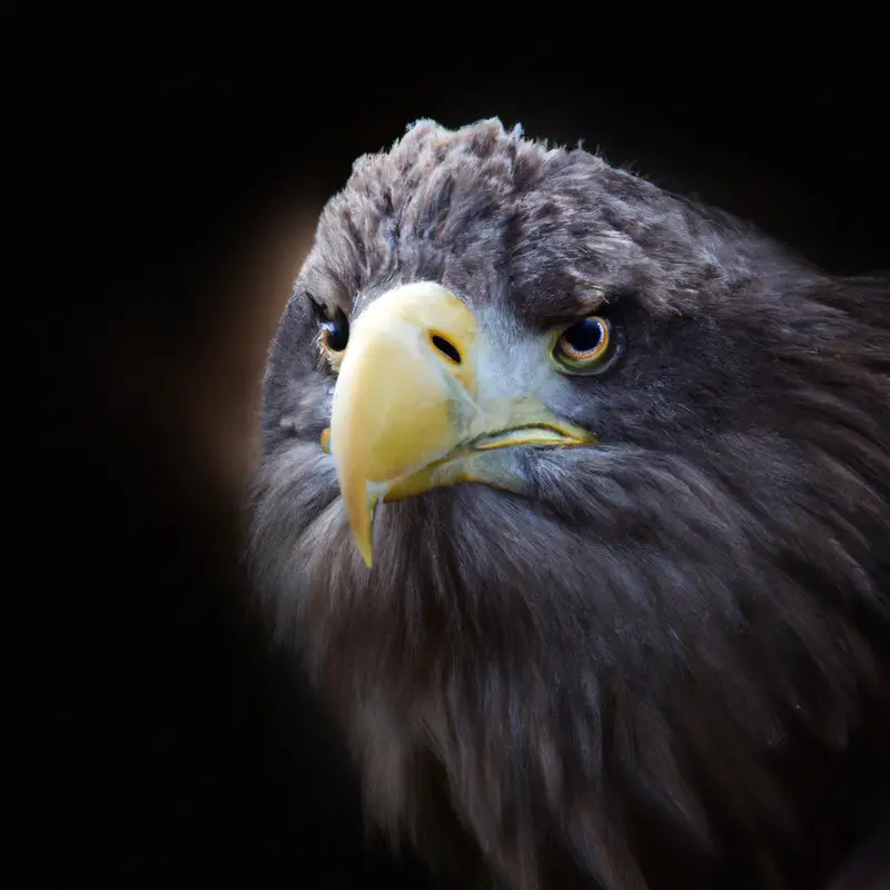 Seeadler fliegen.