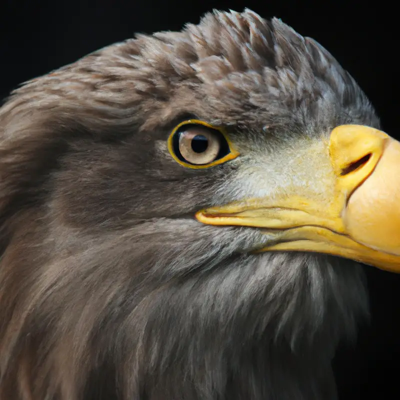 Seeadler fliegen.