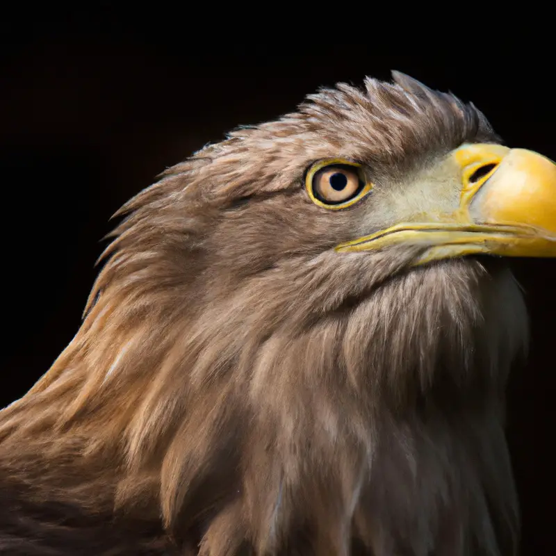 Seeadler fliegen.