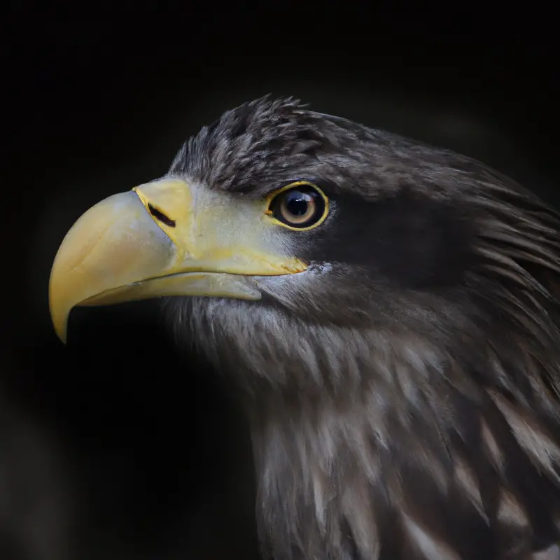 Seeadler fliegend.