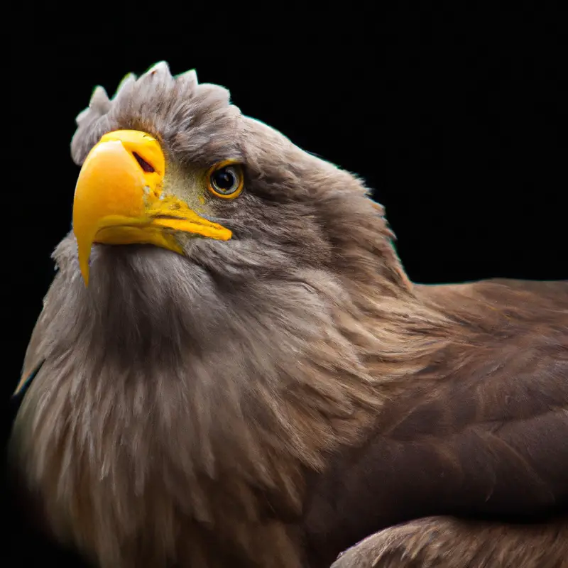 Seeadler fliegend.