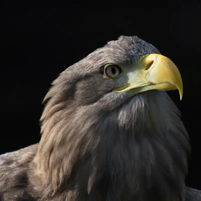 Seeadler fliegend.