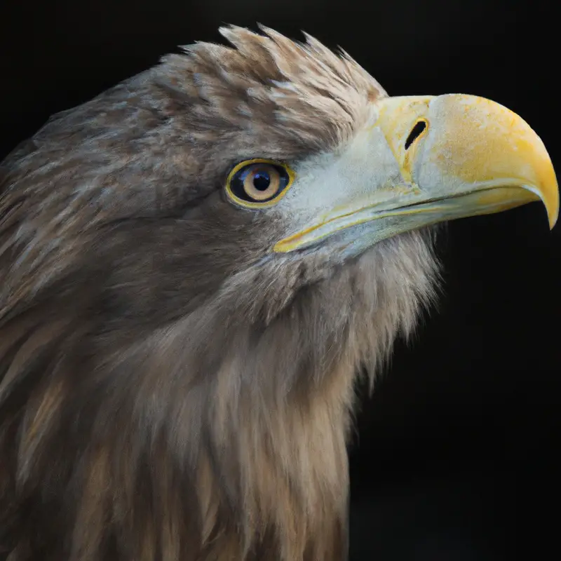 Seeadler im Flug.