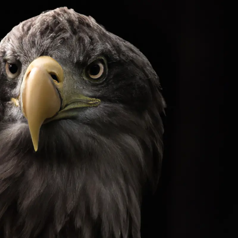 Seeadler im Flug.