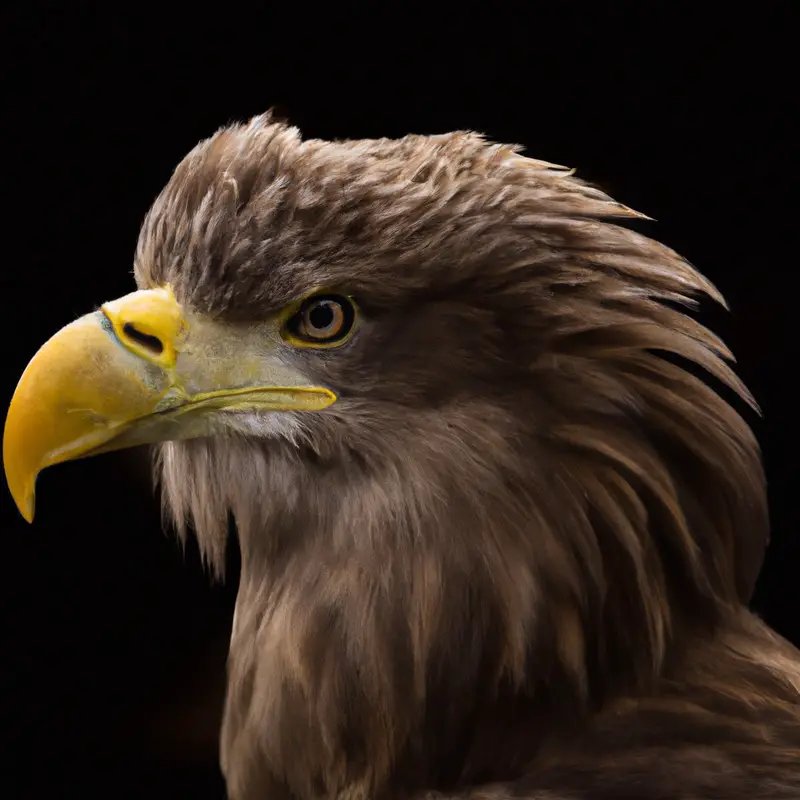 Seeadler im Flug.