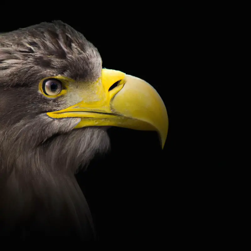 Seeadler im Flug.