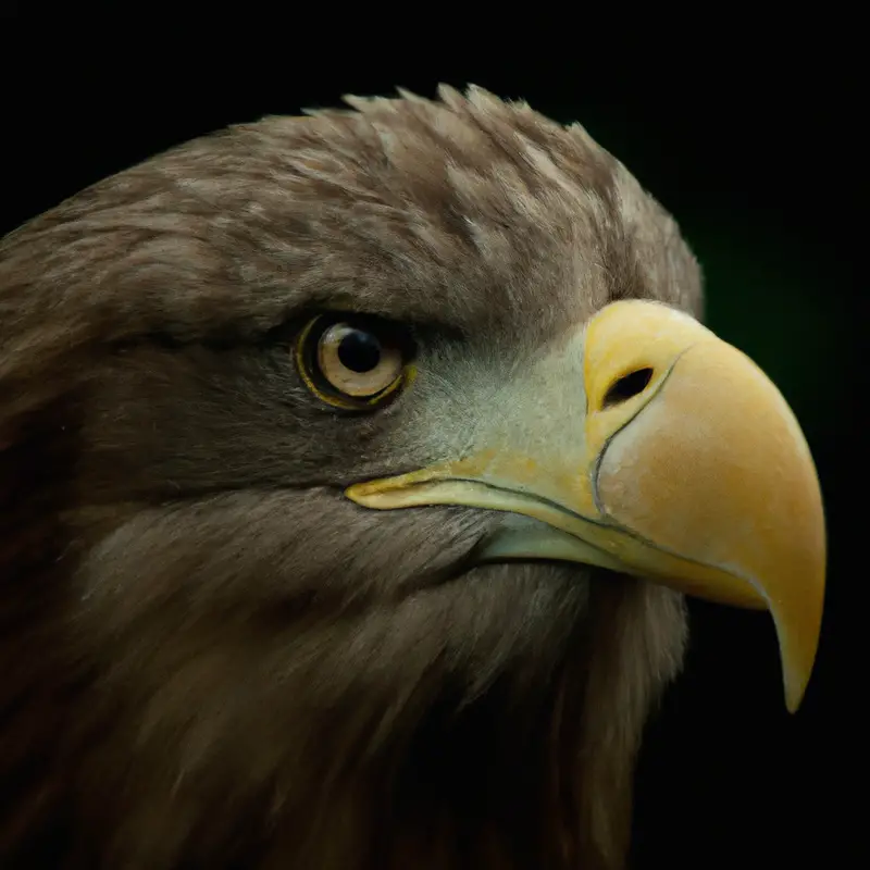 Seeadler im Flug.