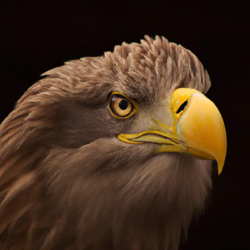 Seeadler im Flug.