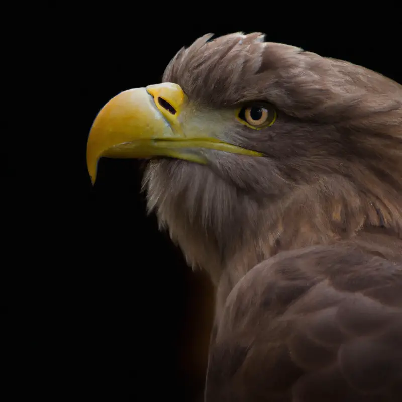 Seeadler im Flug.