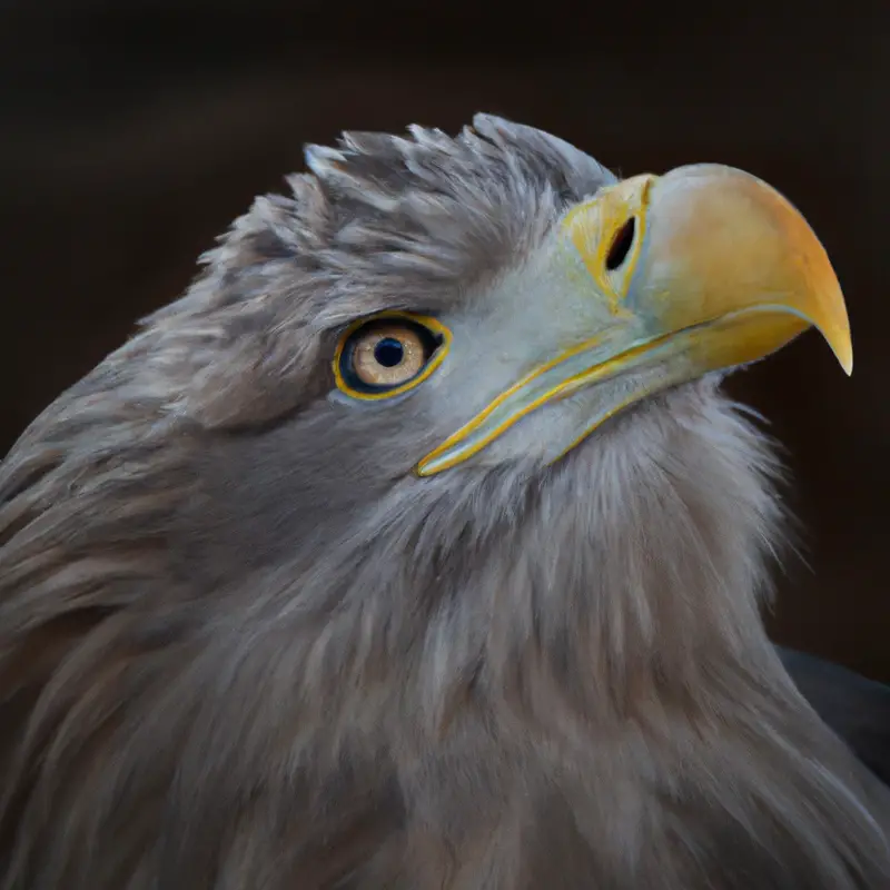 Seeadler im Flug.