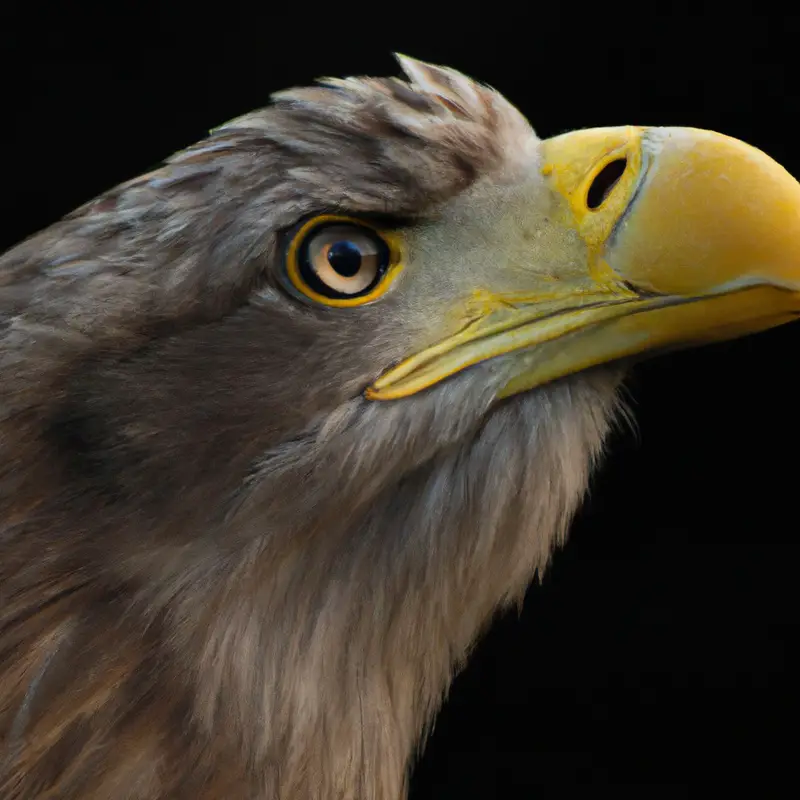 Seeadler im Flug.