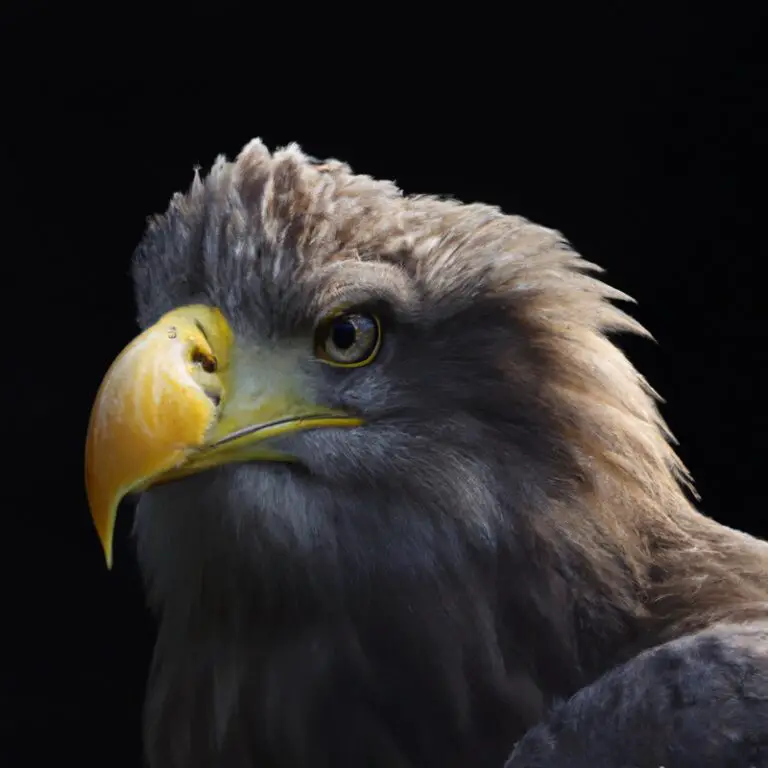 Seeadler im Flug.