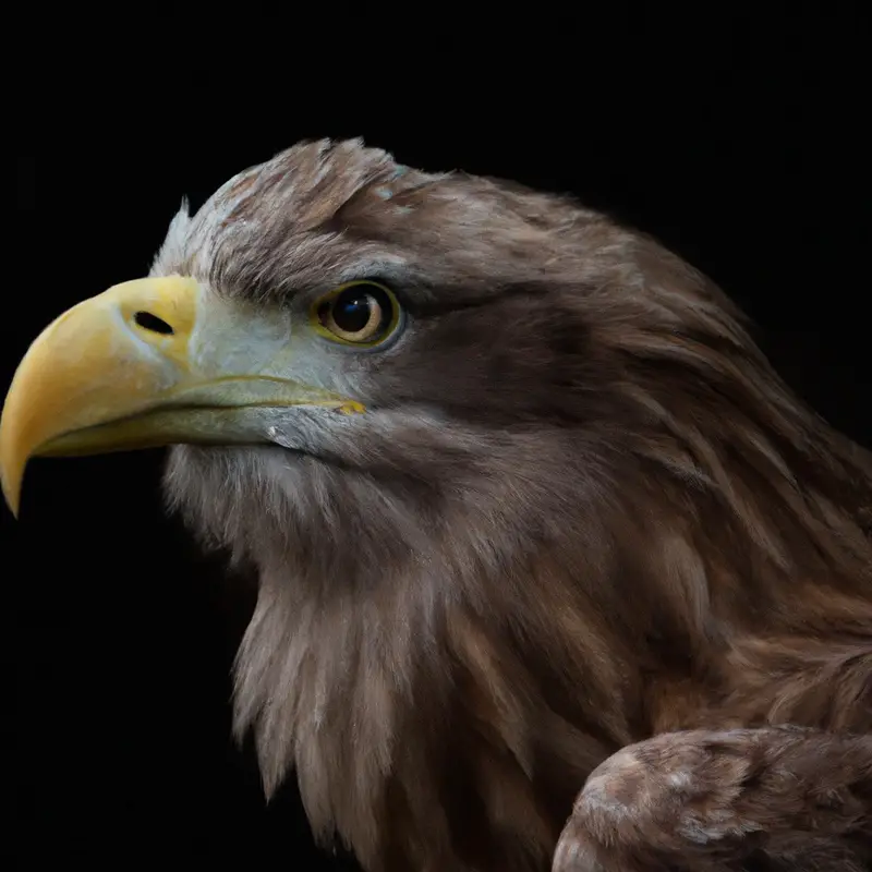 Seeadler im Flug.