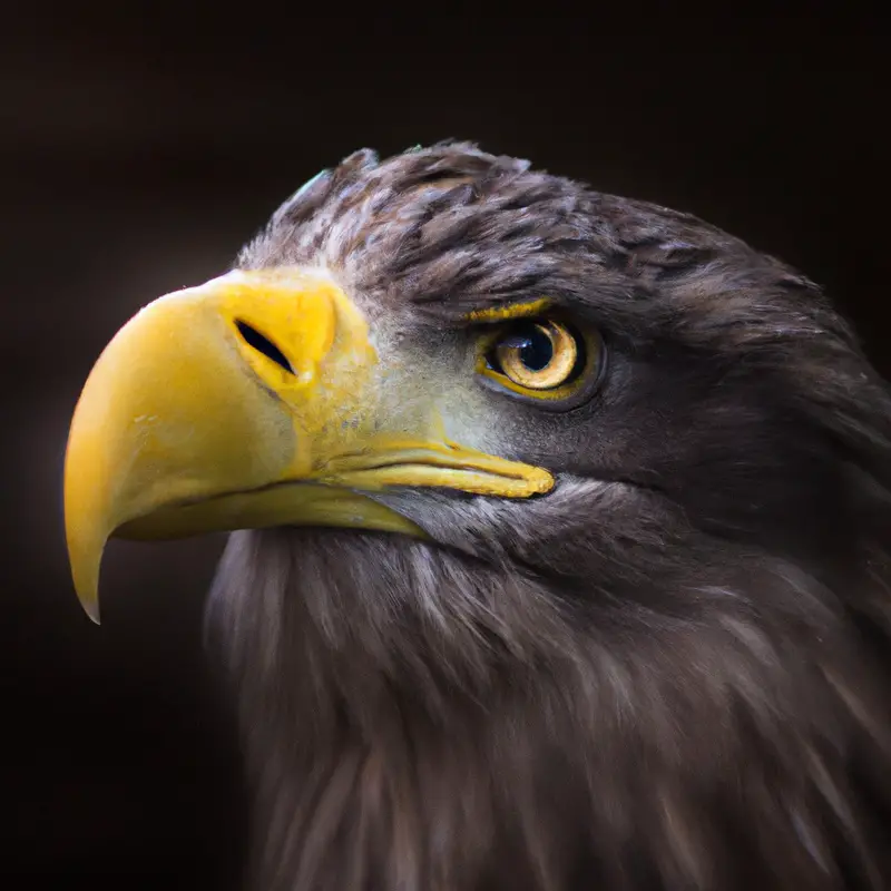 Seeadler im Flug.