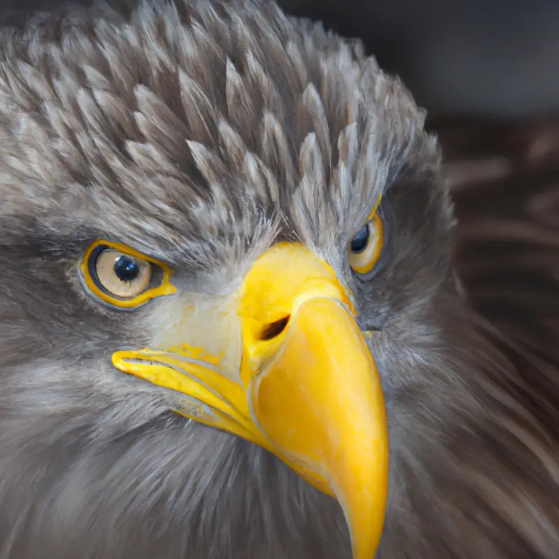 Seeadler im Flug.