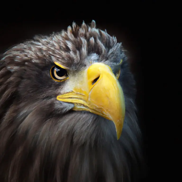 Seeadler im Flug.