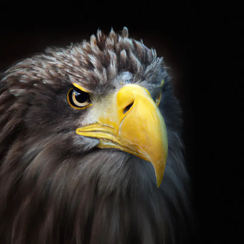 Seeadler im Flug.