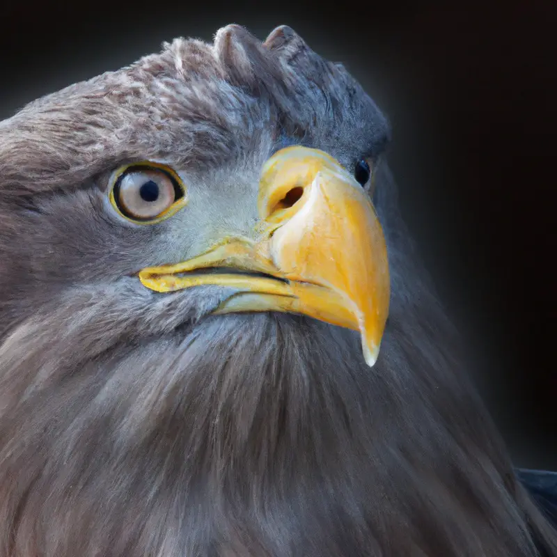 Seeadler im Flug.