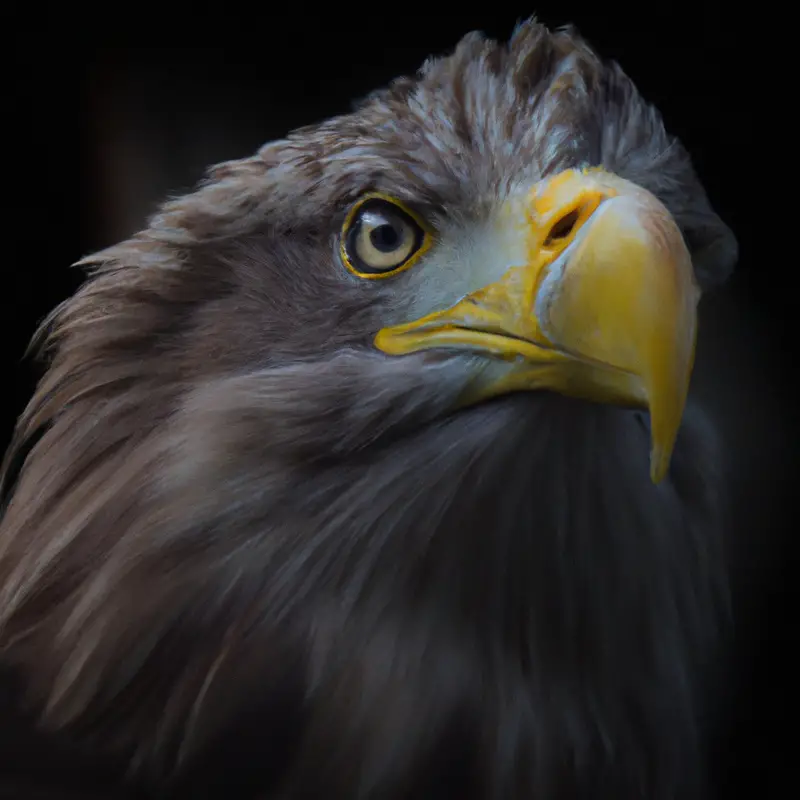 Seeadler im Flug.