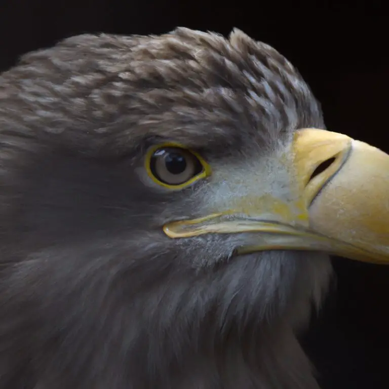 Seeadler im Flug.