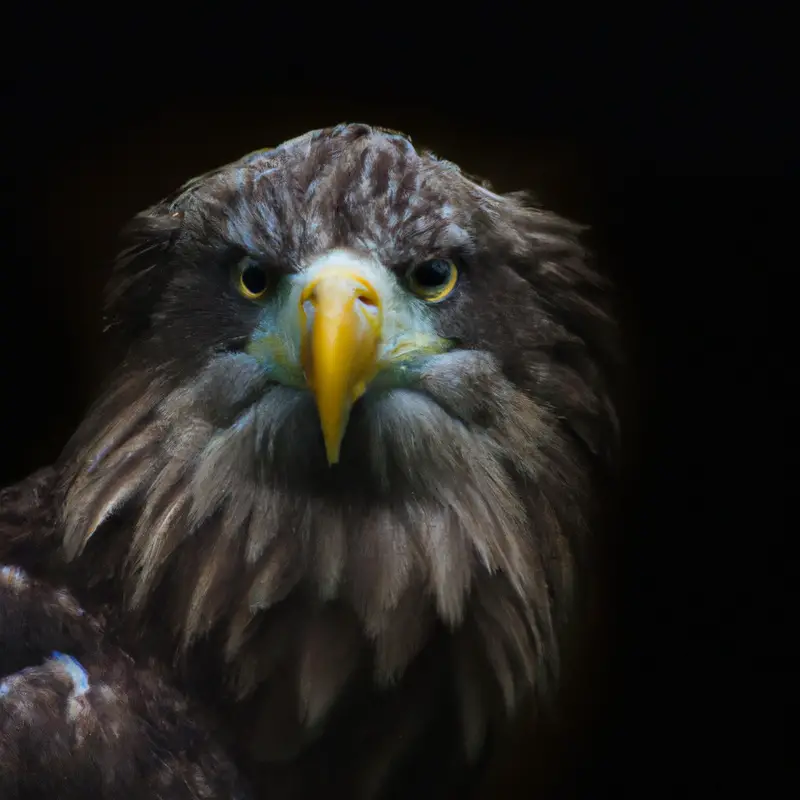 Seeadler in Aktion.