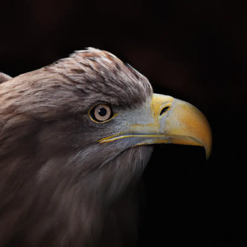 Seeadler in Flug.