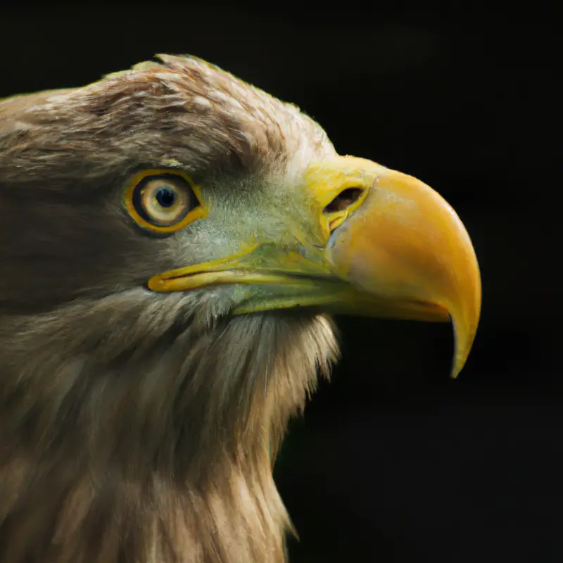 Seeadler in Flug.