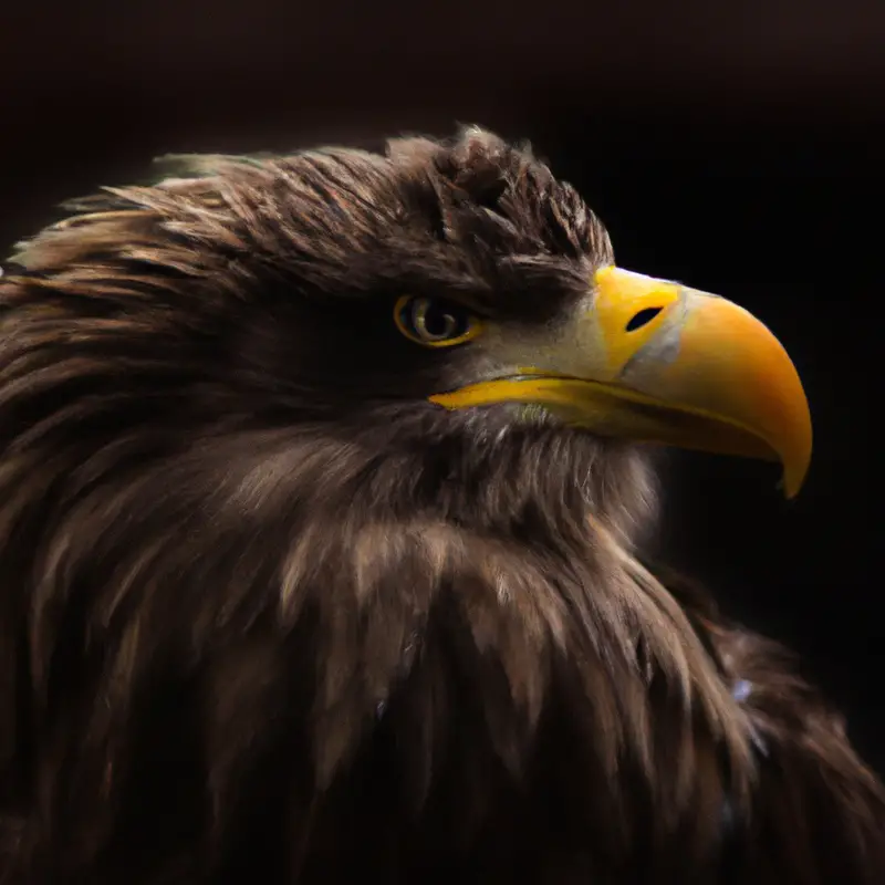 Seeadler in Flug.