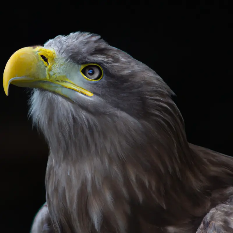 Seeadler in Flug.