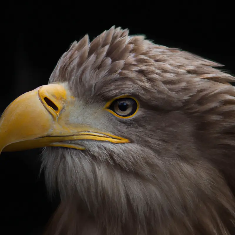 Seeadler in Flug.