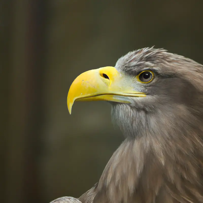 Seeadler und Fische.