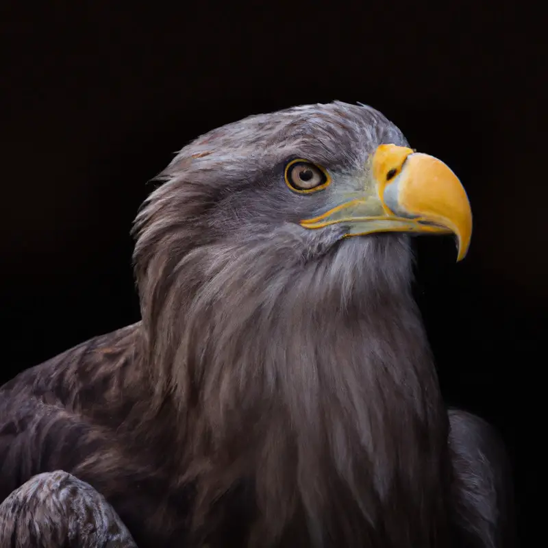 Seeadler und Mönchsgeier.