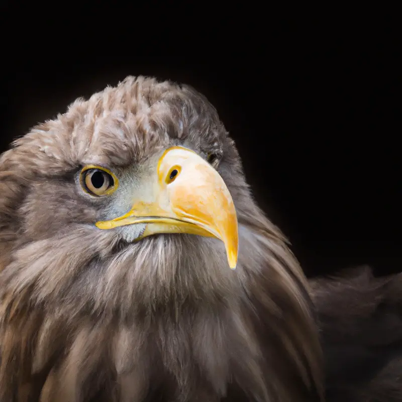 Seeadler und Vögel.