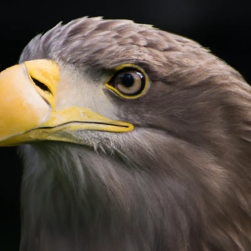 Seeadler und Vögel.