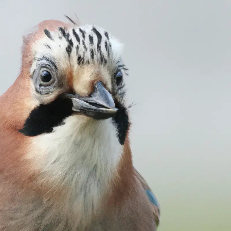 Singvogel in Blau.