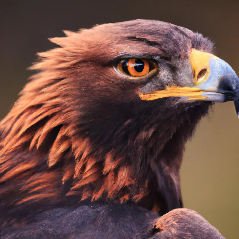 Steinadler-Interaktionen.