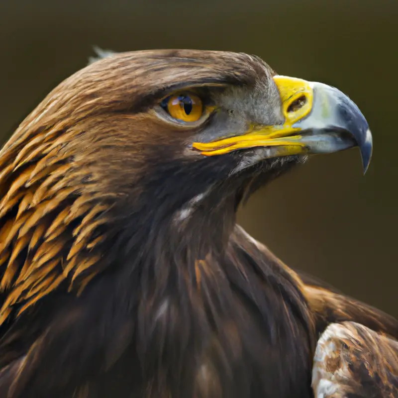 Steinadler-Junge geschützt.