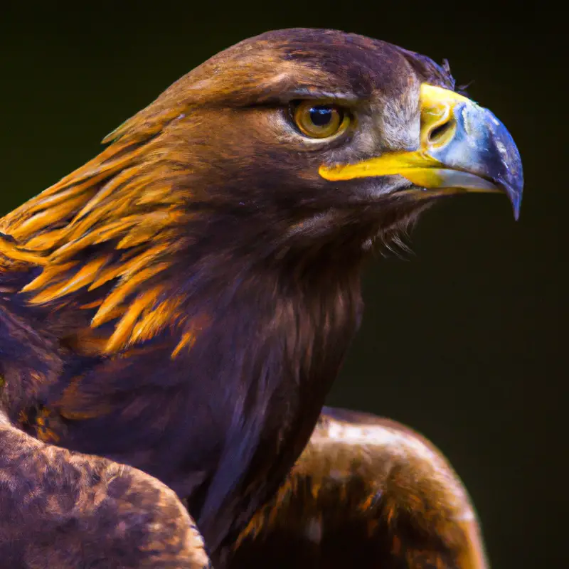 Steinadler-Portrait.