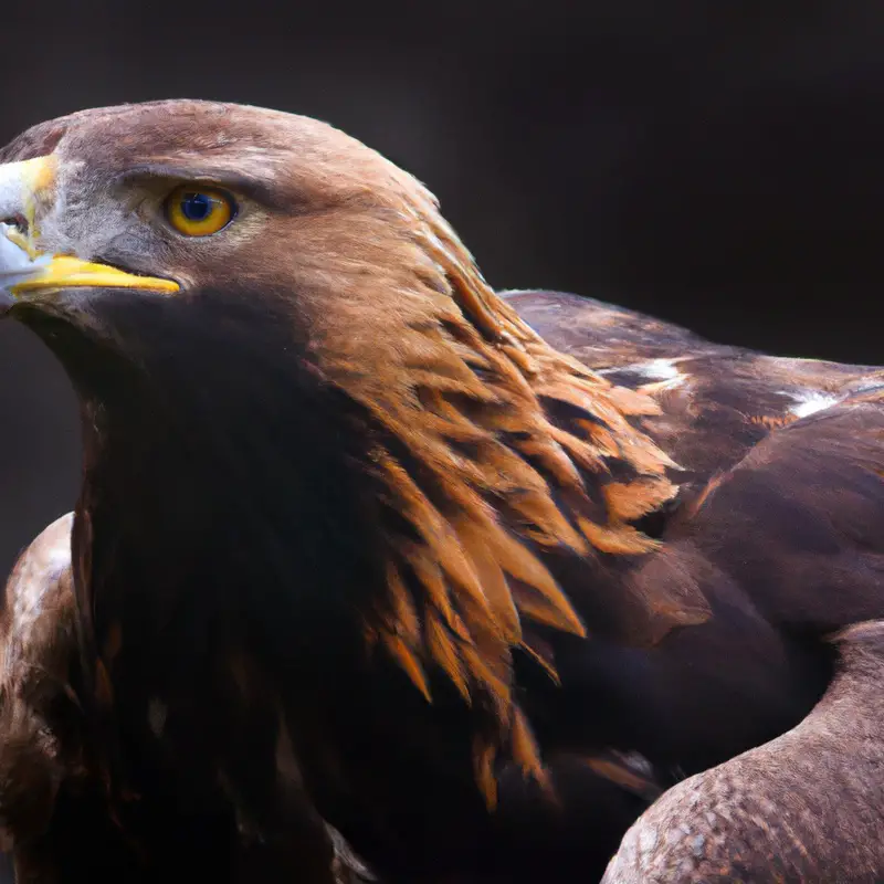 Steinadler fliegen