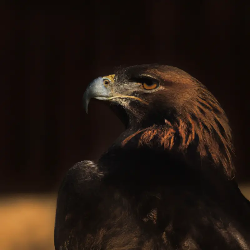 Steinadler fliegend