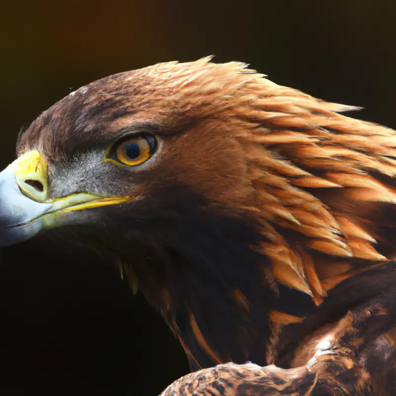 Steinadler fliegt