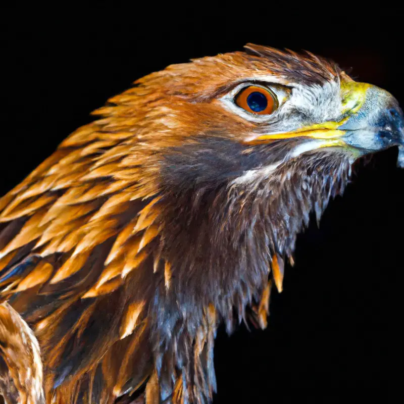 Steinadler im Windpark