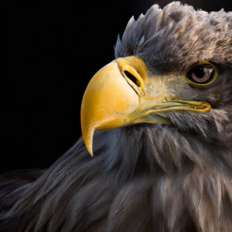 Stolzer Seeadler.