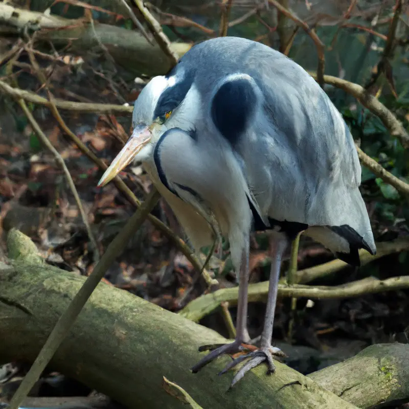 Tauchvögel atmen.