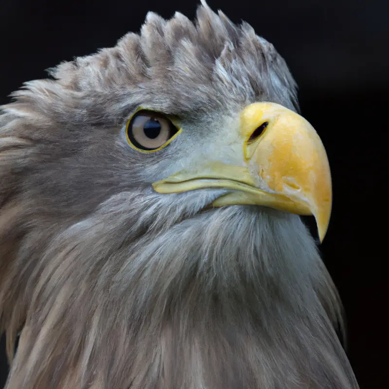 Verletzter Seeadler.