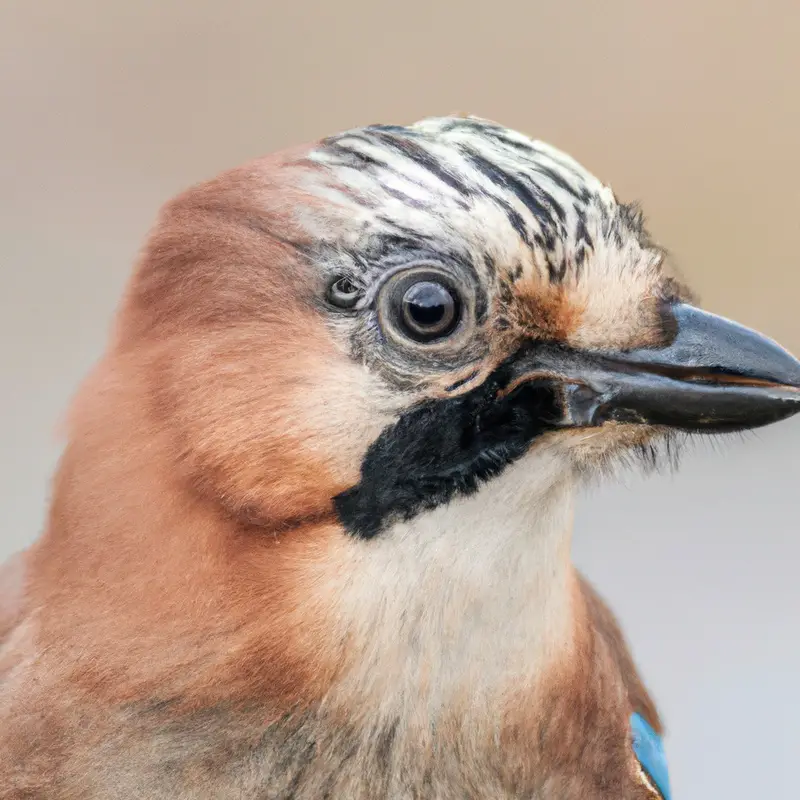 Vogel auf Ast.